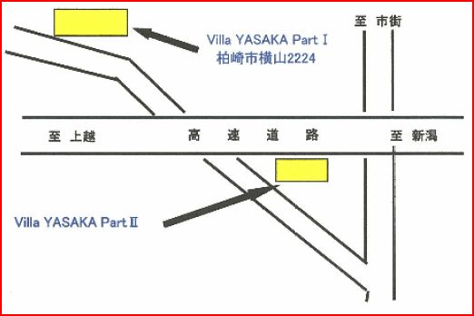 Villa YASAKA(ヴィラ ヤサカ)　地図